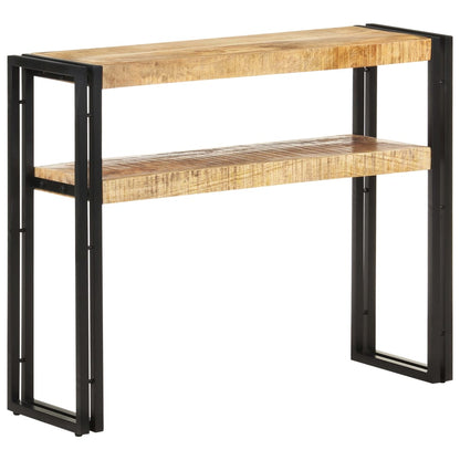 Tavolo Consolle 90x30x75 cm in Legno di Mango Grezzo | homemem39
