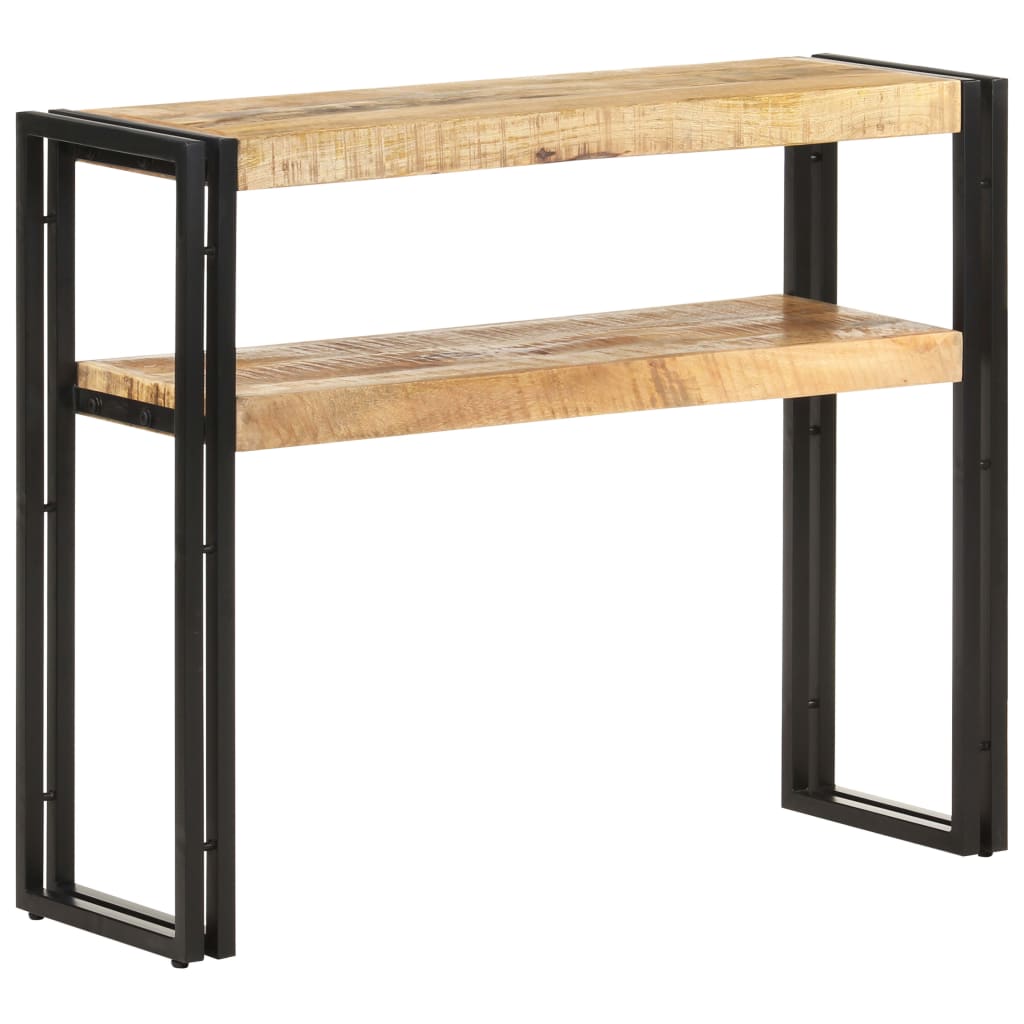 Tavolo Consolle 90x30x75 cm in Legno di Mango Grezzo | homemem39