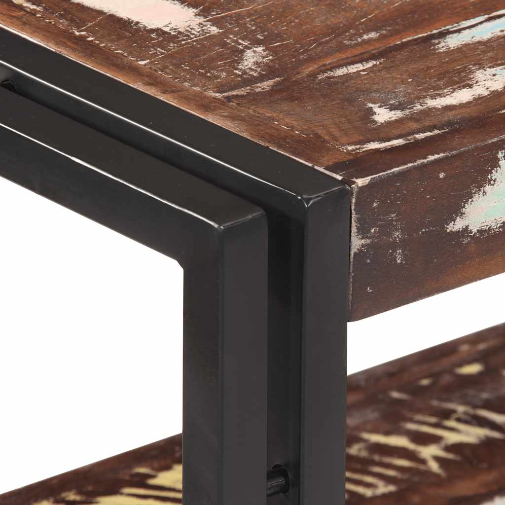 Tavolo Consolle 90x30x75 cm in Legno Massello di Recupero | homemem39