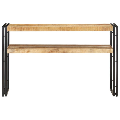 Tavolo Consolle 120x30x75 cm in Legno di Mango Grezzo | homemem39