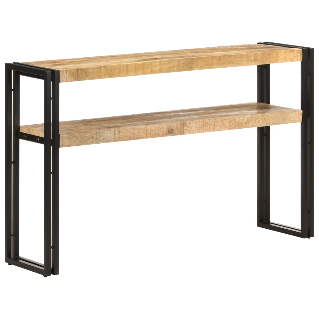 Tavolo Consolle 120x30x75 cm in Legno di Mango Grezzo | homemem39