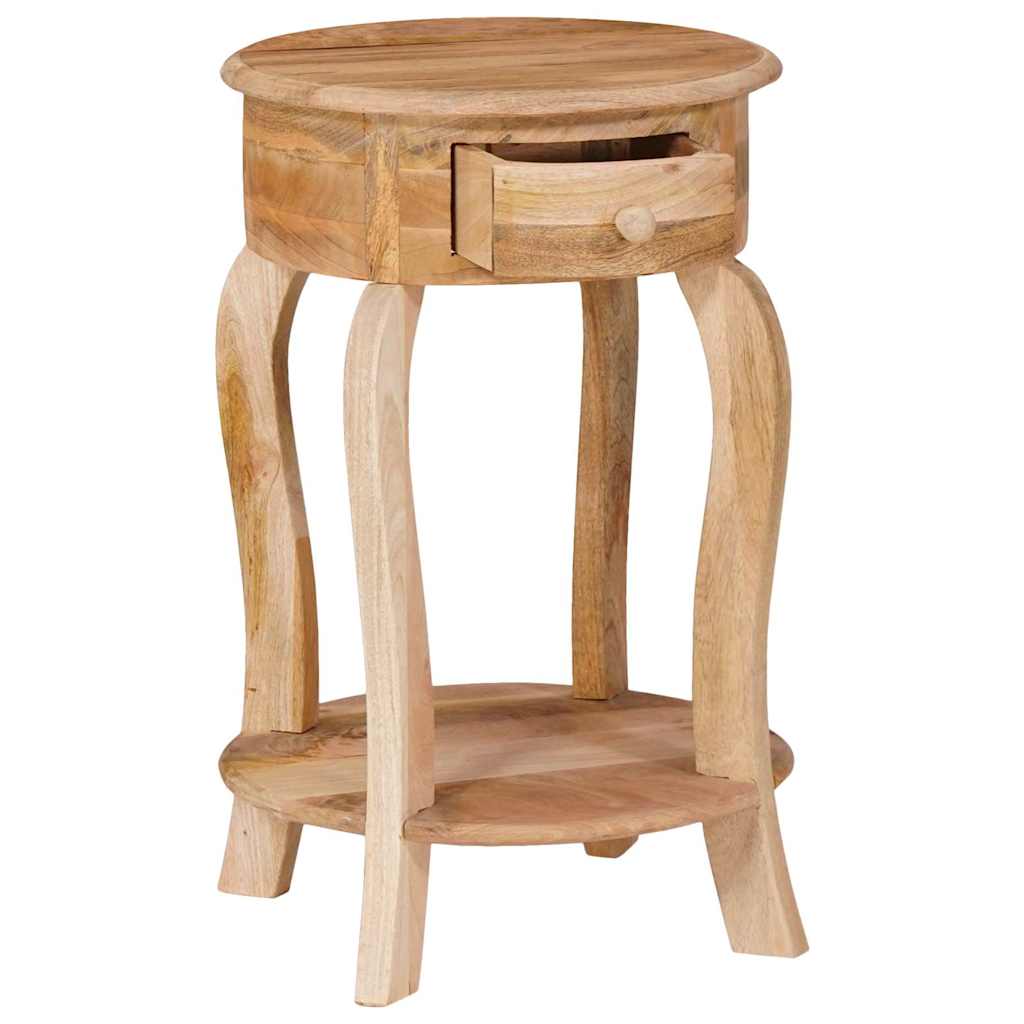 Tavolino da Salotto 37x37x61 cm in Legno Massello di Mango | homemem39