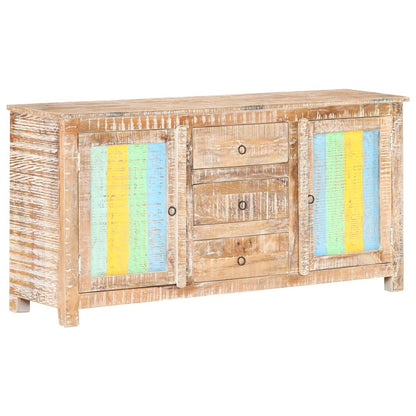 Credenza 151x40x75 cm in Legno Grezzo di Acacia - homemem39