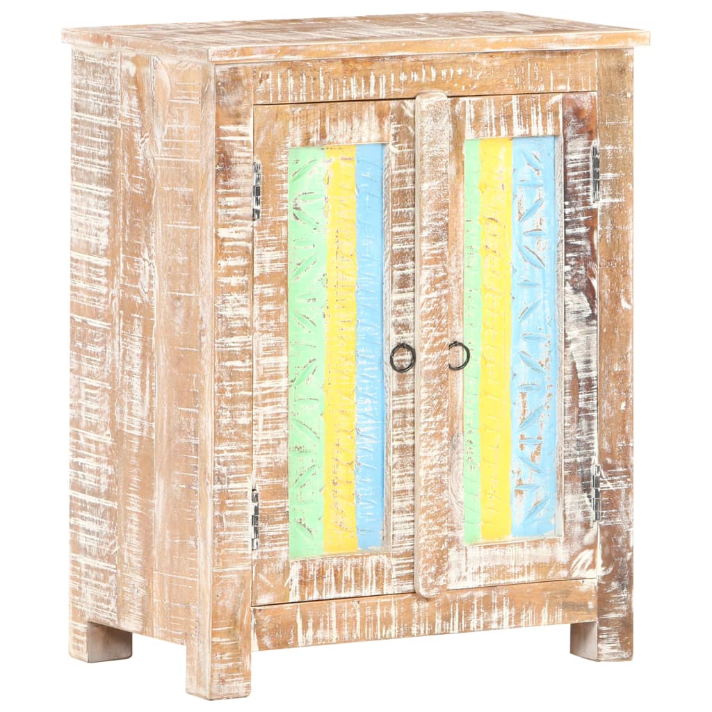 Credenza 61x35x76 cm in Legno Grezzo di Acacia | homemem39