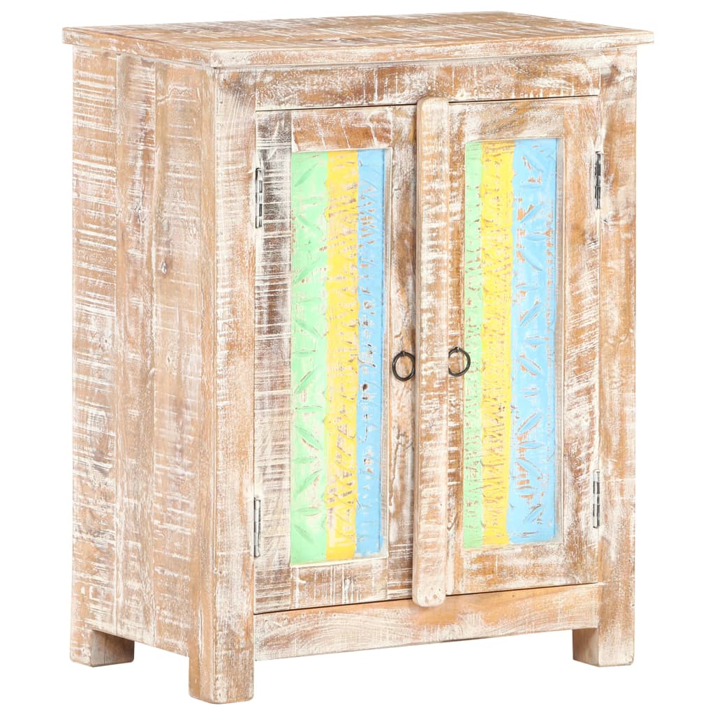 Credenza 61x35x76 cm in Legno Grezzo di Acacia | homemem39
