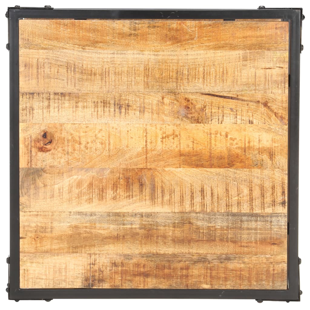 Tavolino da Salotto 60x60x35 cm in Legno Massello di Mango | homemem39
