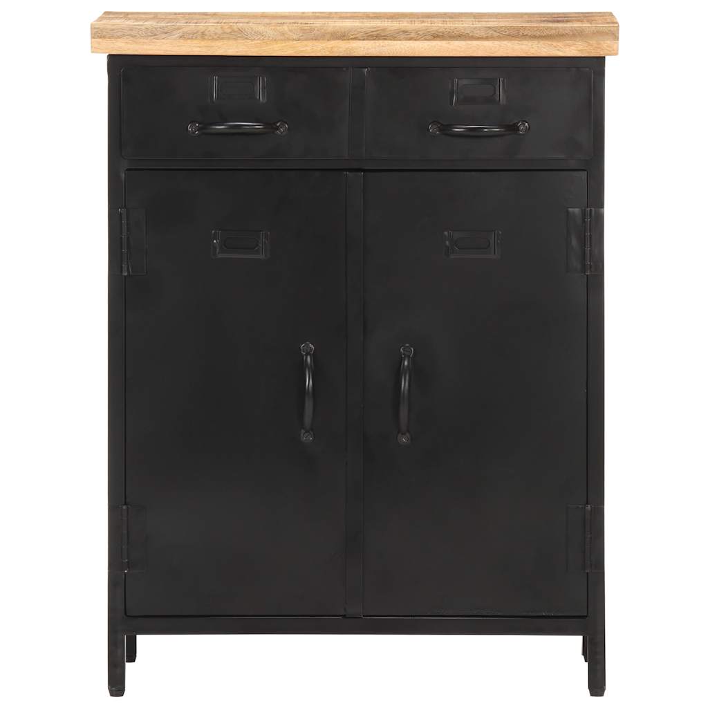 Credenza 60x30x76 cm in Legno di Mango Grezzo | homemem39