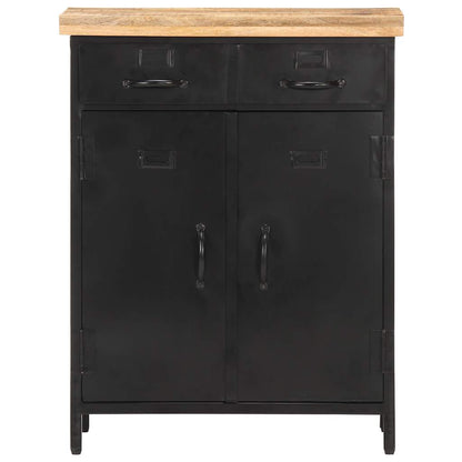 Credenza 60x30x76 cm in Legno di Mango Grezzo | homemem39