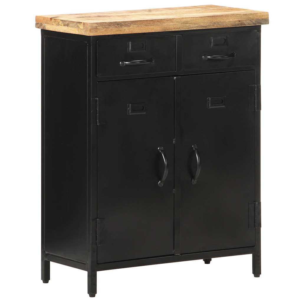 Credenza 60x30x76 cm in Legno di Mango Grezzo | homemem39
