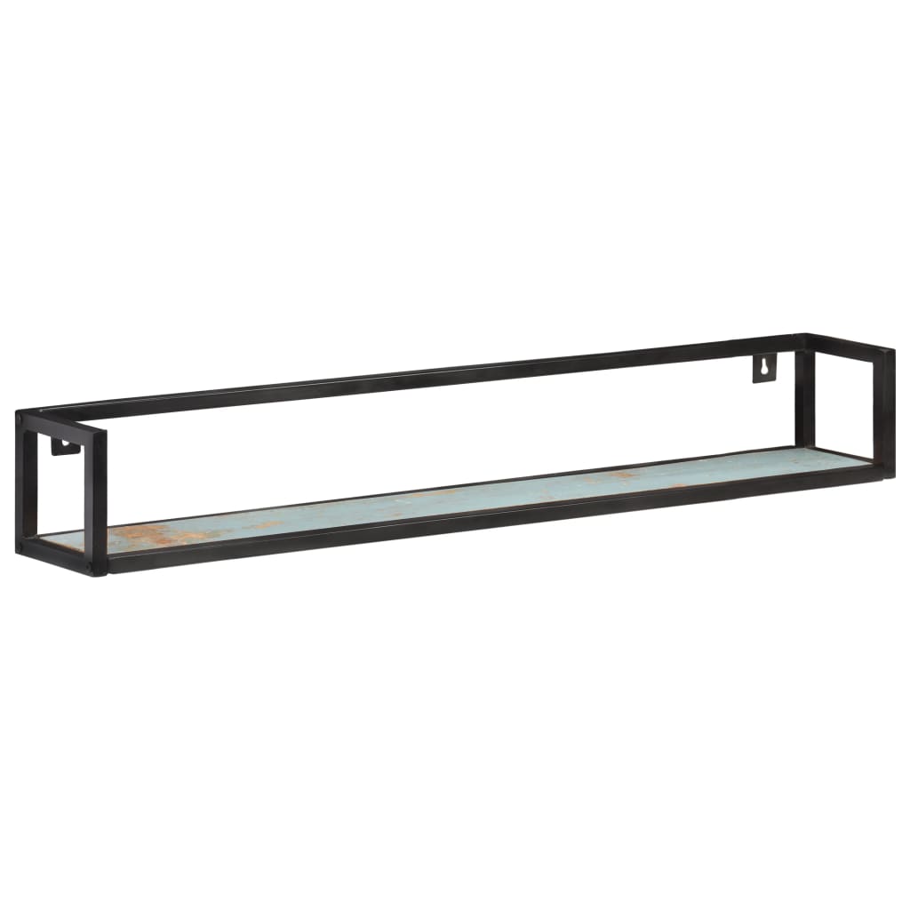 Mensole a Muro 2 pz 120 cm in Legno Massello di Recupero | homemem39