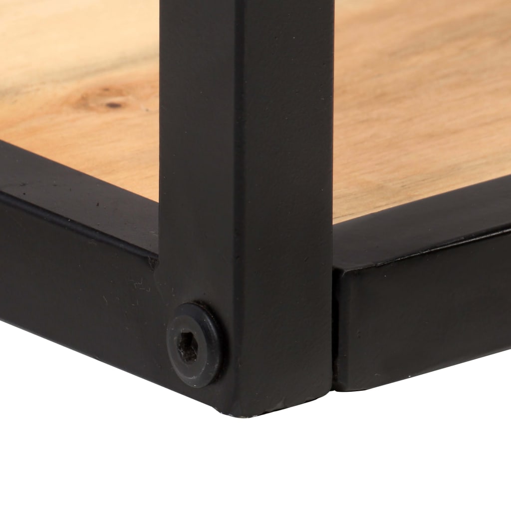 Mensole a Muro 2 pz 120 cm in Legno Massello di Acacia | homemem39