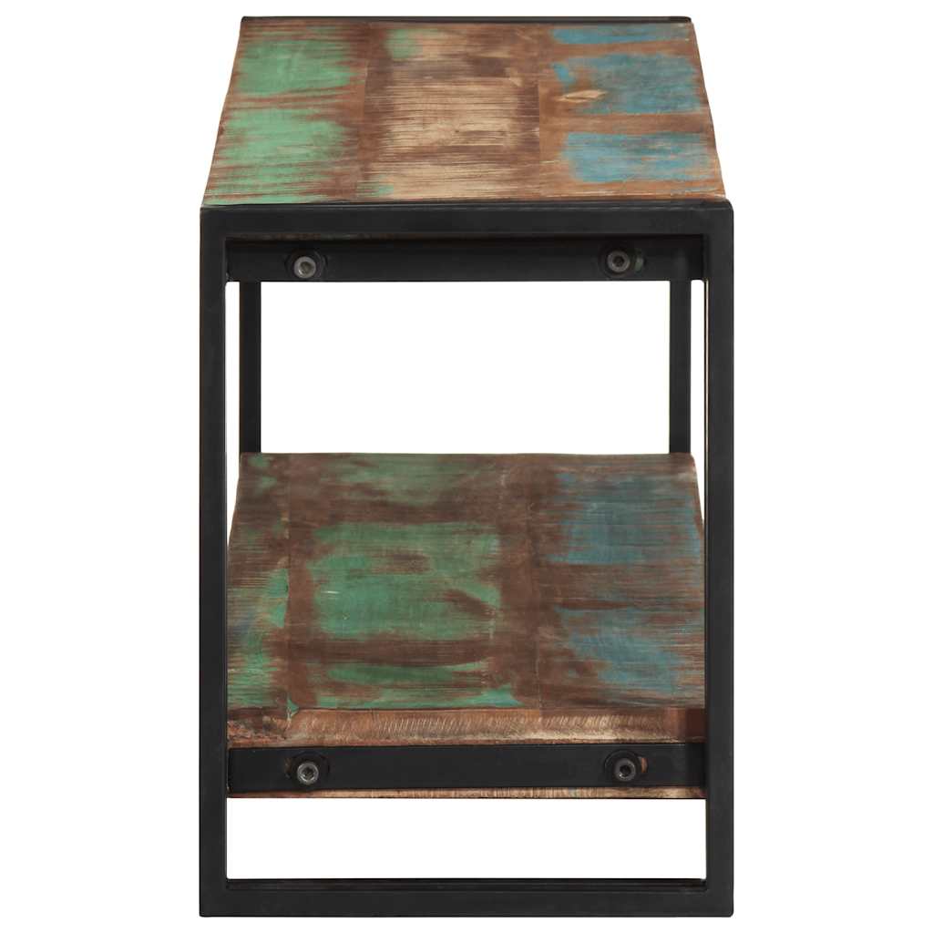 Mobile Porta TV 120x30x40 cm in Legno Massello di Recupero - homemem39