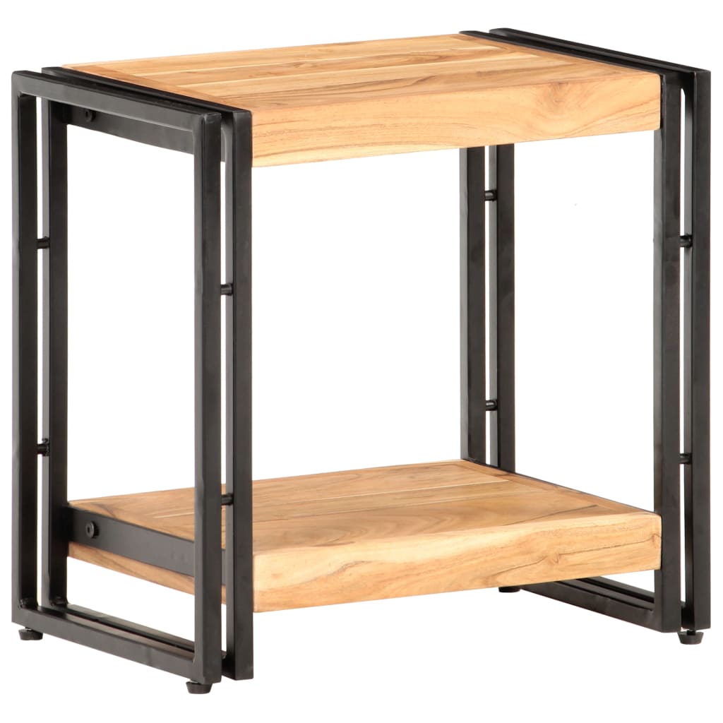 Tavolino Laterale 40x30x40 cm in Legno Massello di Acacia | homemem39