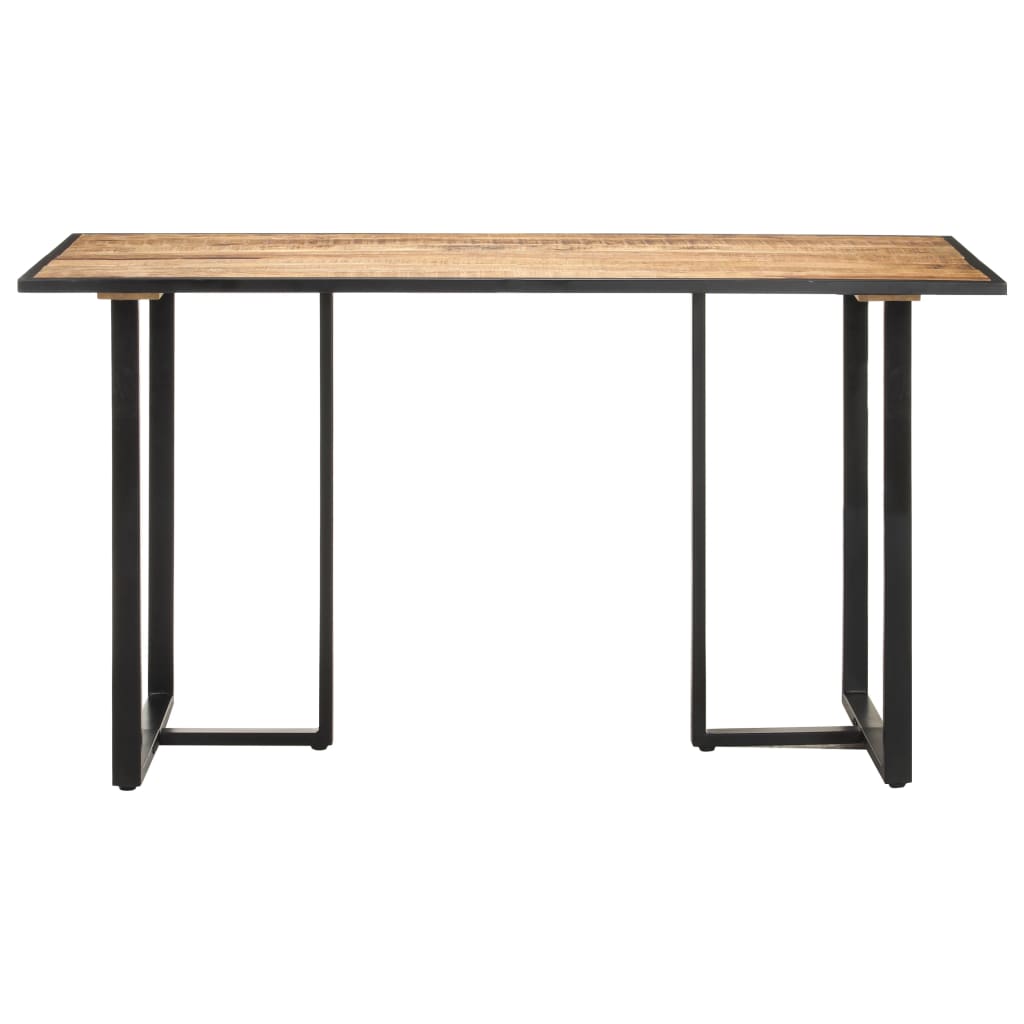 Tavolo da Pranzo 140 cm in Legno di Mango Grezzo | homemem39