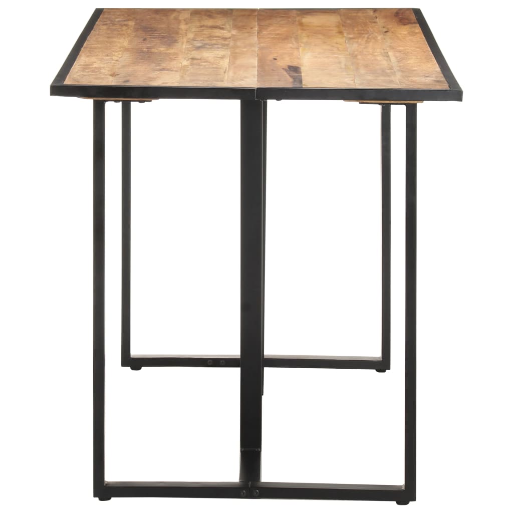 Tavolo da Pranzo 140 cm in Legno di Mango Grezzo | homemem39