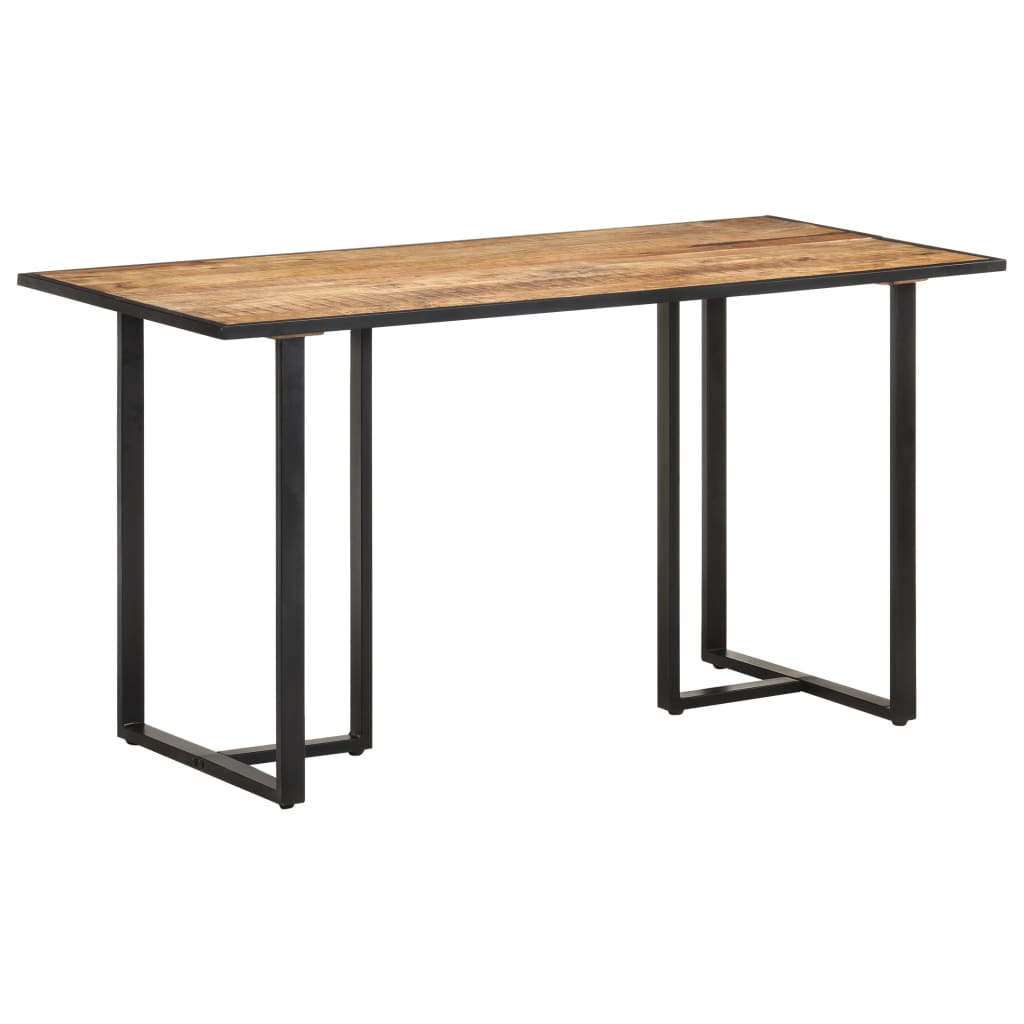 Tavolo da Pranzo 140 cm in Legno di Mango Grezzo | homemem39