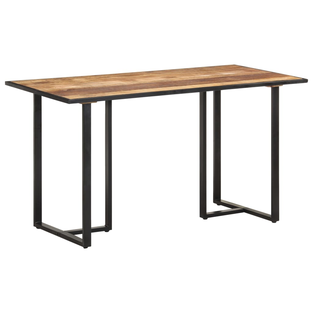 Tavolo da Pranzo 140 cm in Legno di Mango Grezzo | homemem39