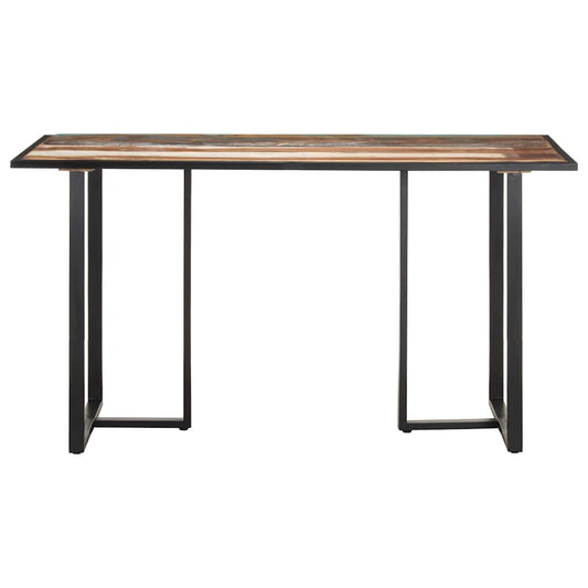 Tavolo da Pranzo 140 cm in Legno Massello di Recupero