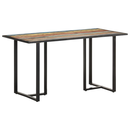 Tavolo da Pranzo 140 cm in Legno Massello di Recupero | homemem39
