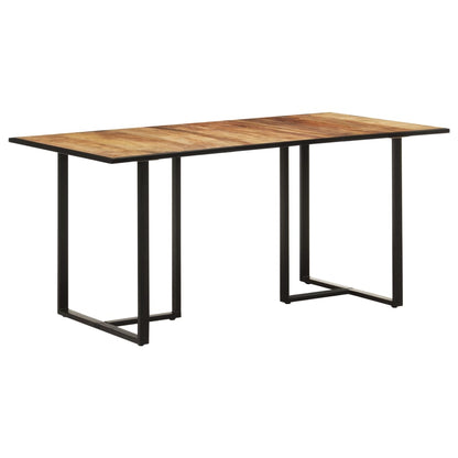 Tavolo da Pranzo 160 cm in Legno Massello di Mango Grezzo | homemem39