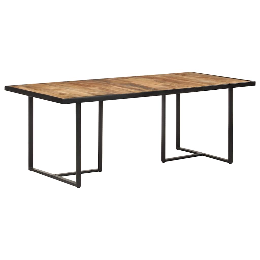 Tavolo da Pranzo 200 cm in Legno di Mango Grezzo