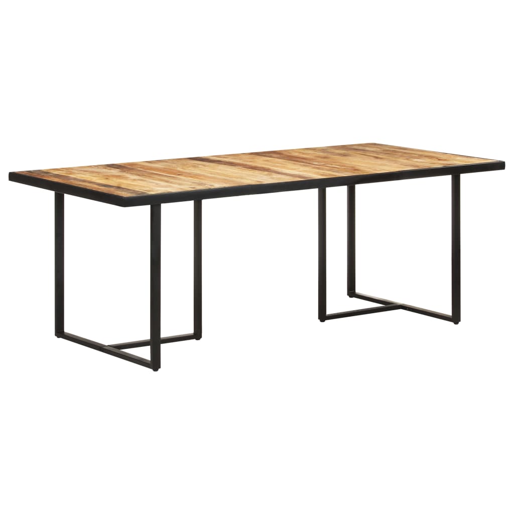 Tavolo da Pranzo 200 cm in Legno di Mango Grezzo | homemem39