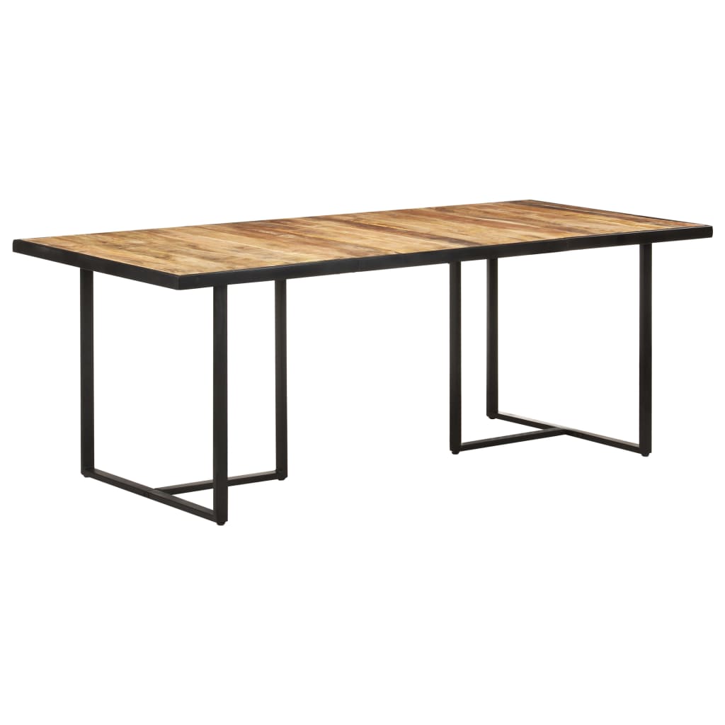 Tavolo da Pranzo 200 cm in Legno di Mango Grezzo | homemem39