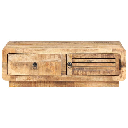 Tavolino da Salotto 90x60x29 cm in Legno di Mango Grezzo | homemem39
