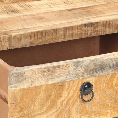 Tavolino da Salotto 90x60x29 cm in Legno di Mango Grezzo | homemem39