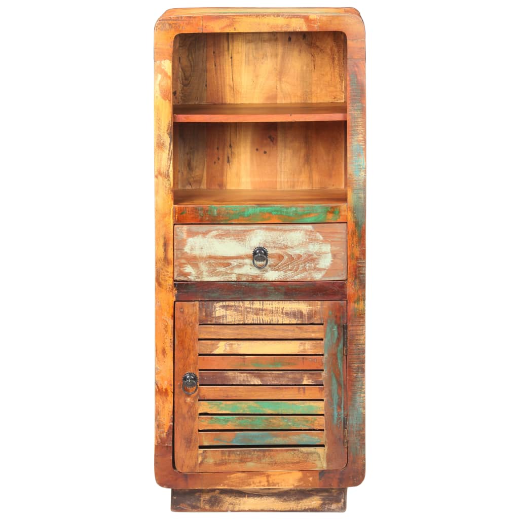 Credenza Alta 45x32x110 cm in Legno Massello di Recupero | homemem39