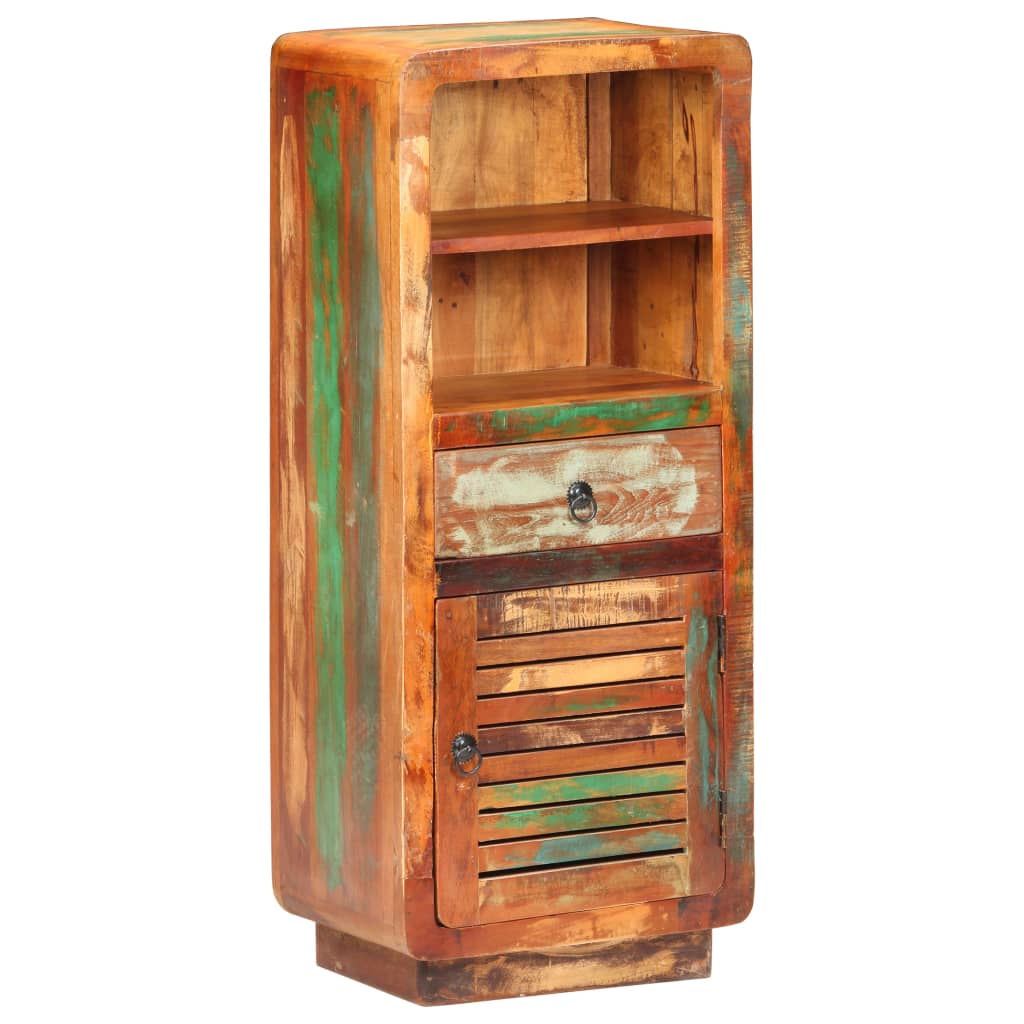 Credenza Alta 45x32x110 cm in Legno Massello di Recupero | homemem39