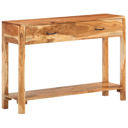 Credenza 110x30x75 cm in Legno Massello di Acacia - homemem39