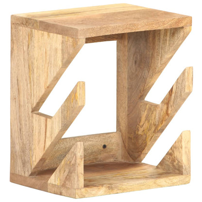 Supporto Skateboard da Parete 25x20x30 cm in Legno di Mango