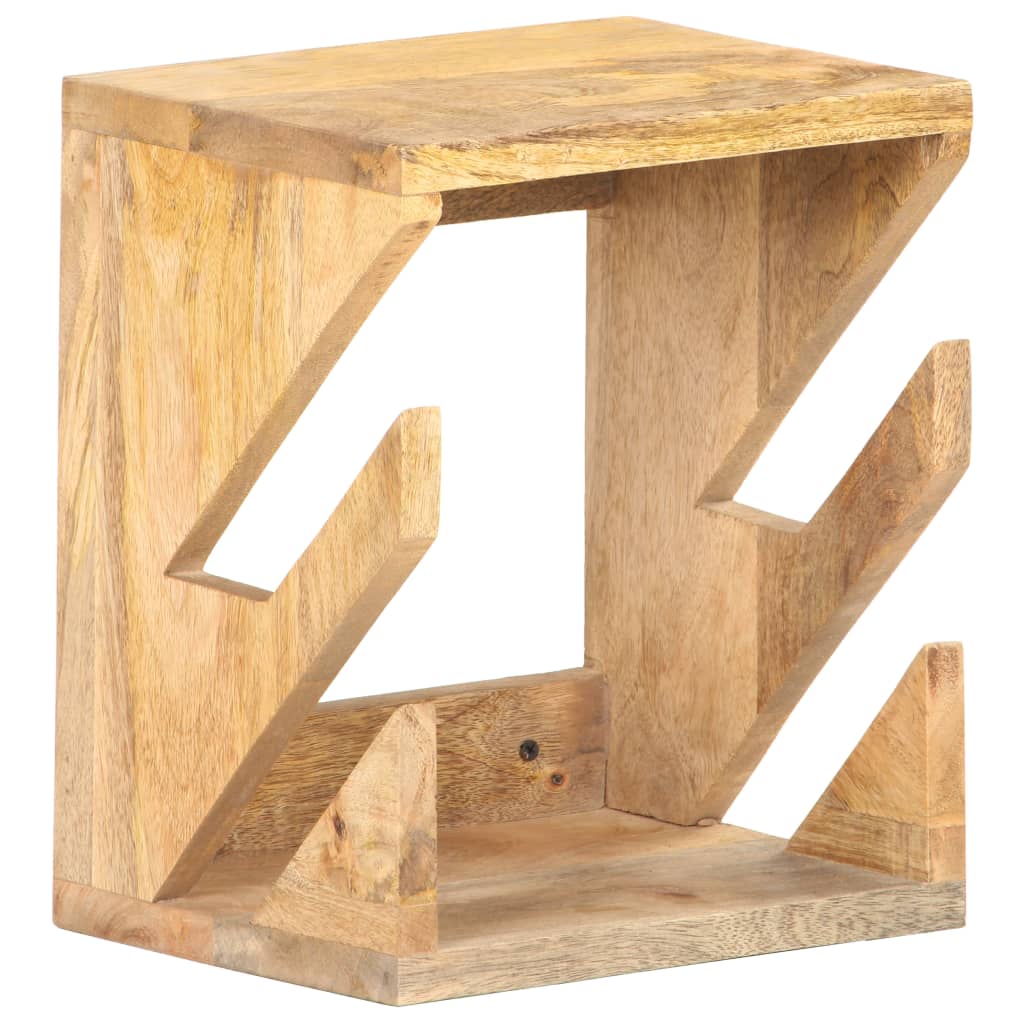 Supporto Skateboard da Parete 25x20x30 cm in Legno di Mango