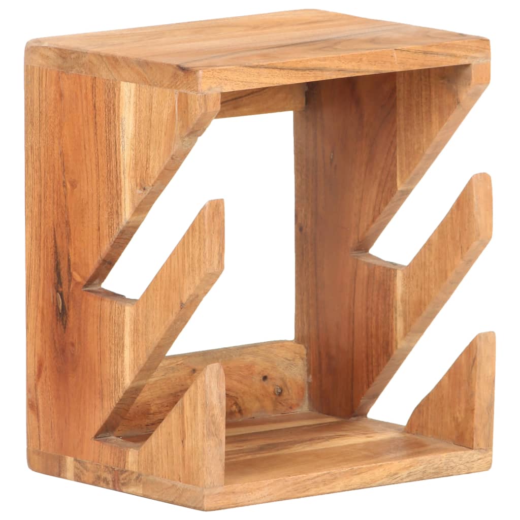 Supporto Skateboard da Parete 25x20x30 cm in Legno di Acacia | homemem39