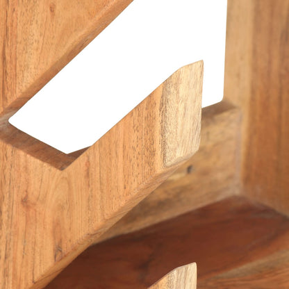 Supporto Skateboard da Parete 25x20x30 cm in Legno di Acacia | homemem39