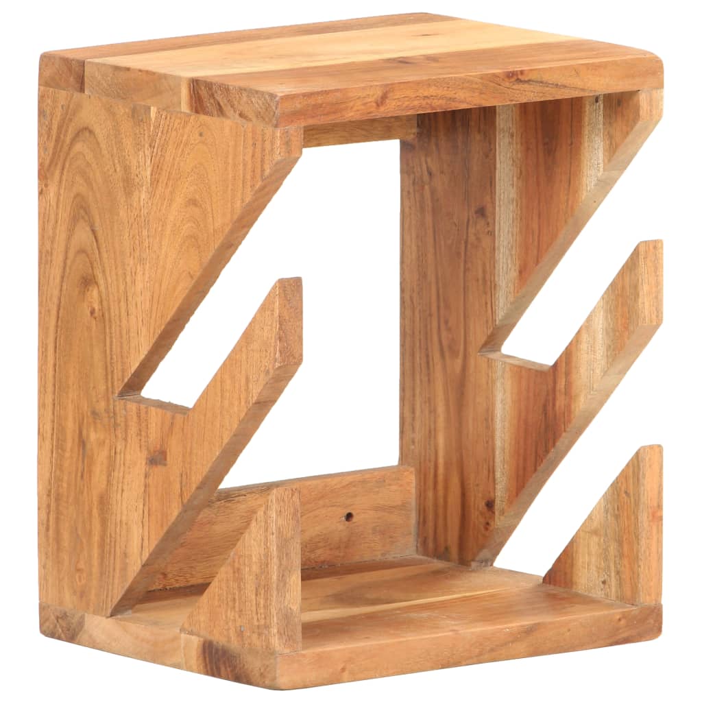 Supporto Skateboard da Parete 25x20x30 cm in Legno di Acacia | homemem39