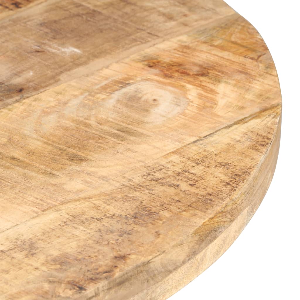 Tavolo da Pranzo 80 cm in Legno di Mango Grezzo | homemem39