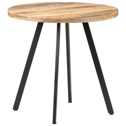 Tavolo da Pranzo 80 cm in Legno di Mango Grezzo | homemem39