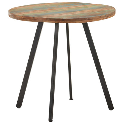 Tavolo da Pranzo 80 cm in Legno Massello di Recupero | homemem39