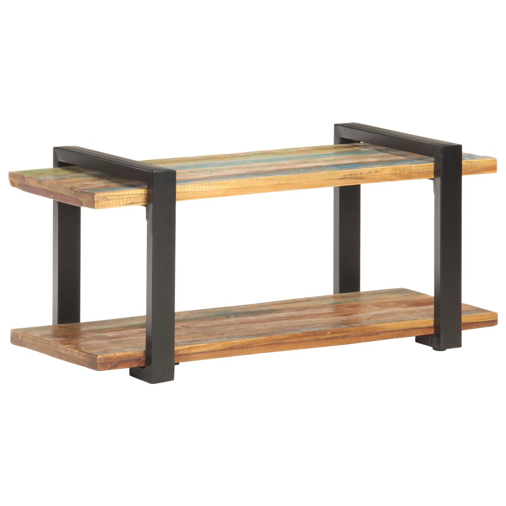 Mobile Porta TV 90x40x40 cm in Legno Massello di Recupero - homemem39