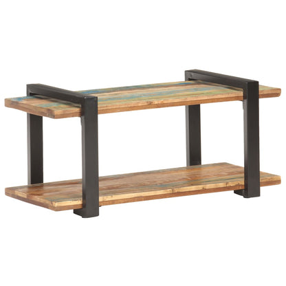 Mobile Porta TV 90x40x40 cm in Legno Massello di Recupero - homemem39