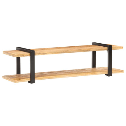 Mobile Porta TV 160x40x40 cm in Legno Massello di Mango Grezzo - homemem39