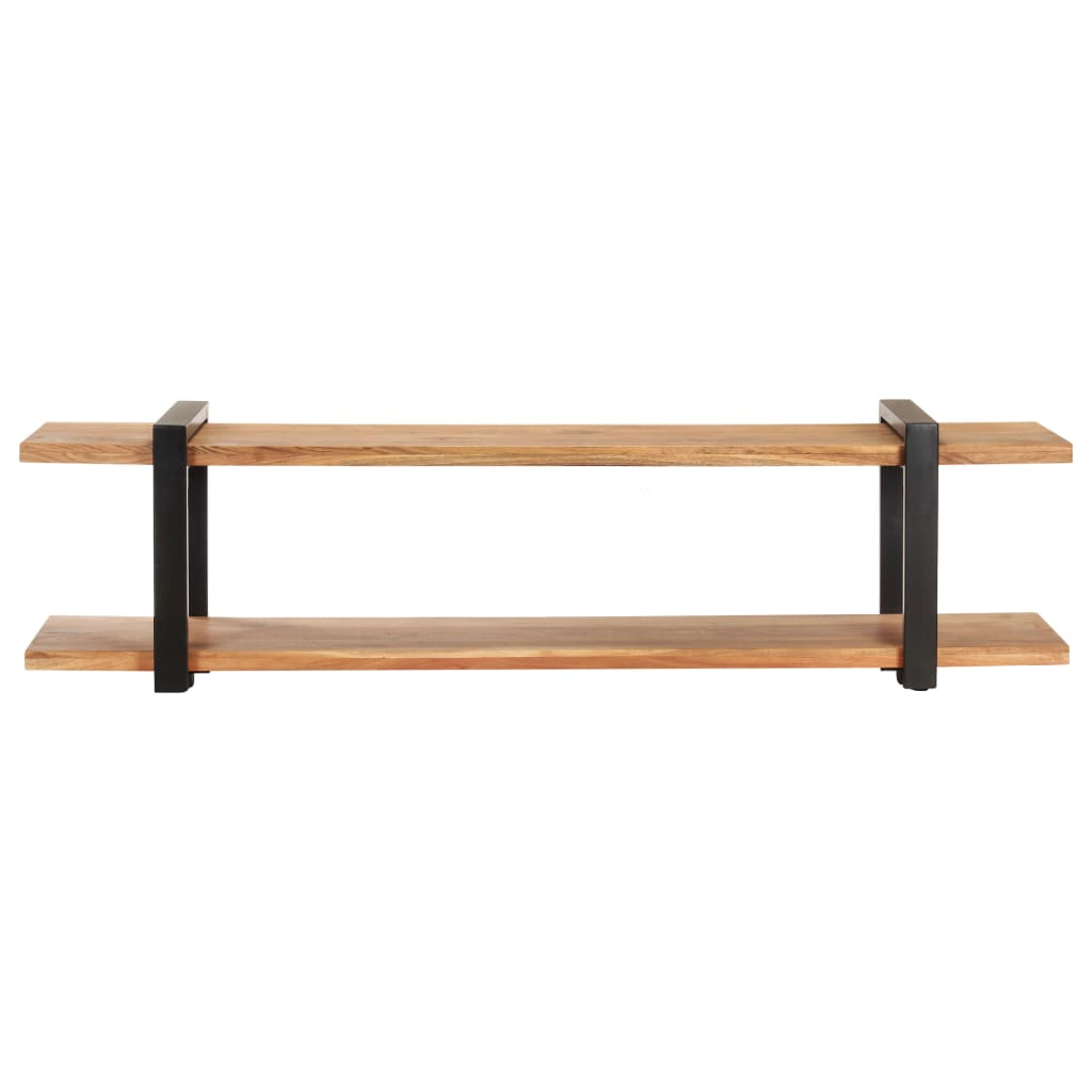 Mobile Porta TV 160x40x40 cm in Legno Massello di Acacia - homemem39