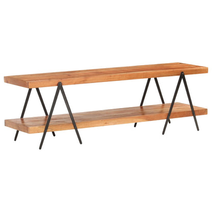 Mobile Porta TV 160x40x50 cm in Legno Massello di Acacia - homemem39