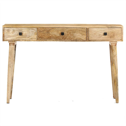Tavolo Consolle 115x35x76 cm in Legno Massello di Mango