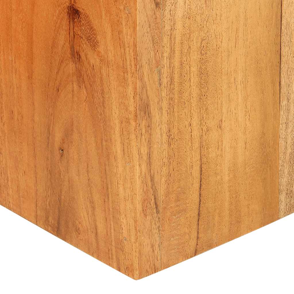 Supporti per Piante 2 pz in Legno Massello di Acacia - homemem39