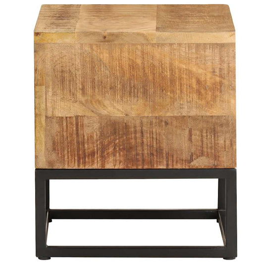 Tavolino 30x30x33 cm in Legno di Mango Grezzo | homemem39