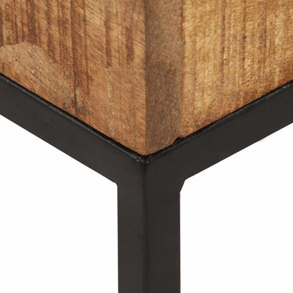 Tavolino 30x30x33 cm in Legno di Mango Grezzo | homemem39
