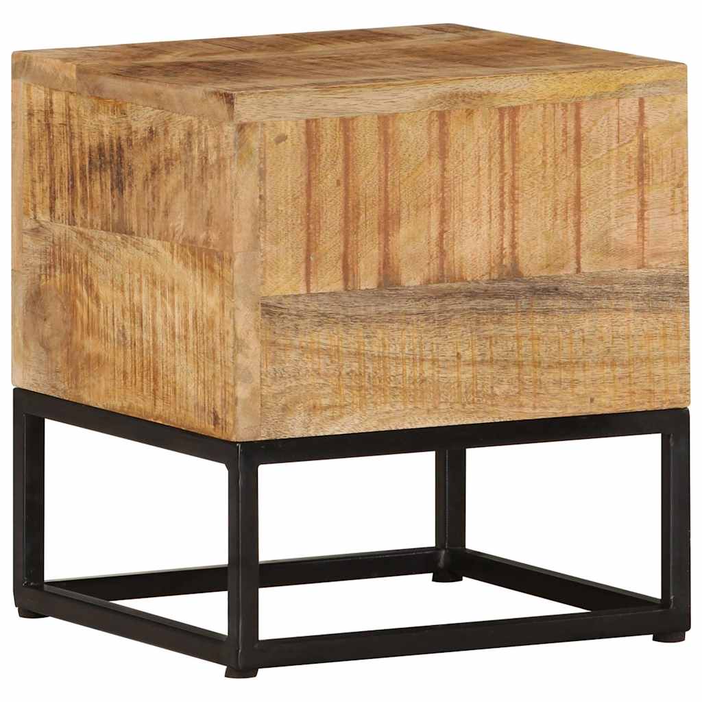 Tavolino 30x30x33 cm in Legno di Mango Grezzo | homemem39